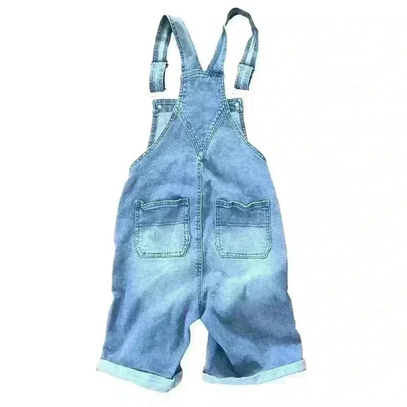 Indigo Rein Distressed Denim Jumper
Shortalls Overalls Shorts Size 1 (24) Casual - Picture 5 of 7